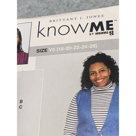 Know Me By Mimi G Top Jumpsuit Sewing Pattern R12215 Size 18-20-22-24-26 Uncut 2 - Picture 2 of 4